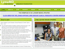 Tablet Screenshot of lymemd.org